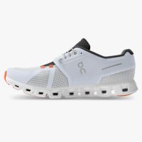 ON RUNNING CLOUD 5 PUSH WHITE ET FLAME Chaussures de running pas cher