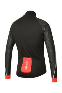 ZERO RH LOGO II JACKET NOIRE ET ROUGE Veste de cyclisme pas cher