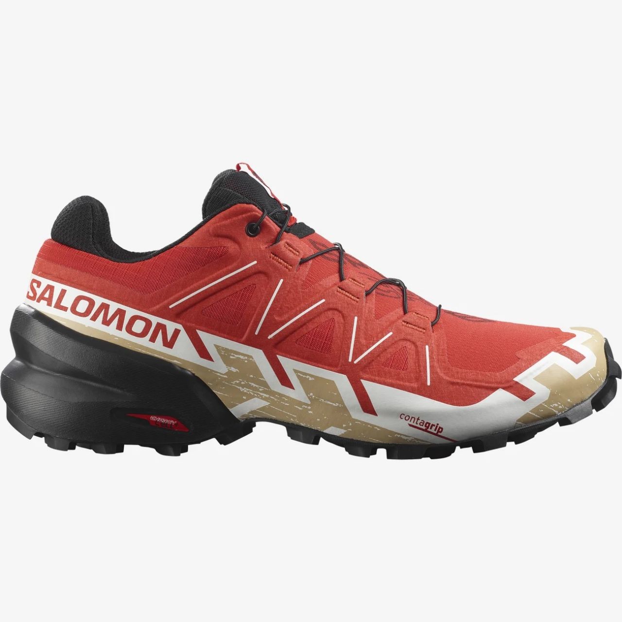 Salomon red shoes deals
