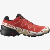 SALOMON SPEEDCROSS 6 FIERY RED  Chaussures de trail étanche pas cher