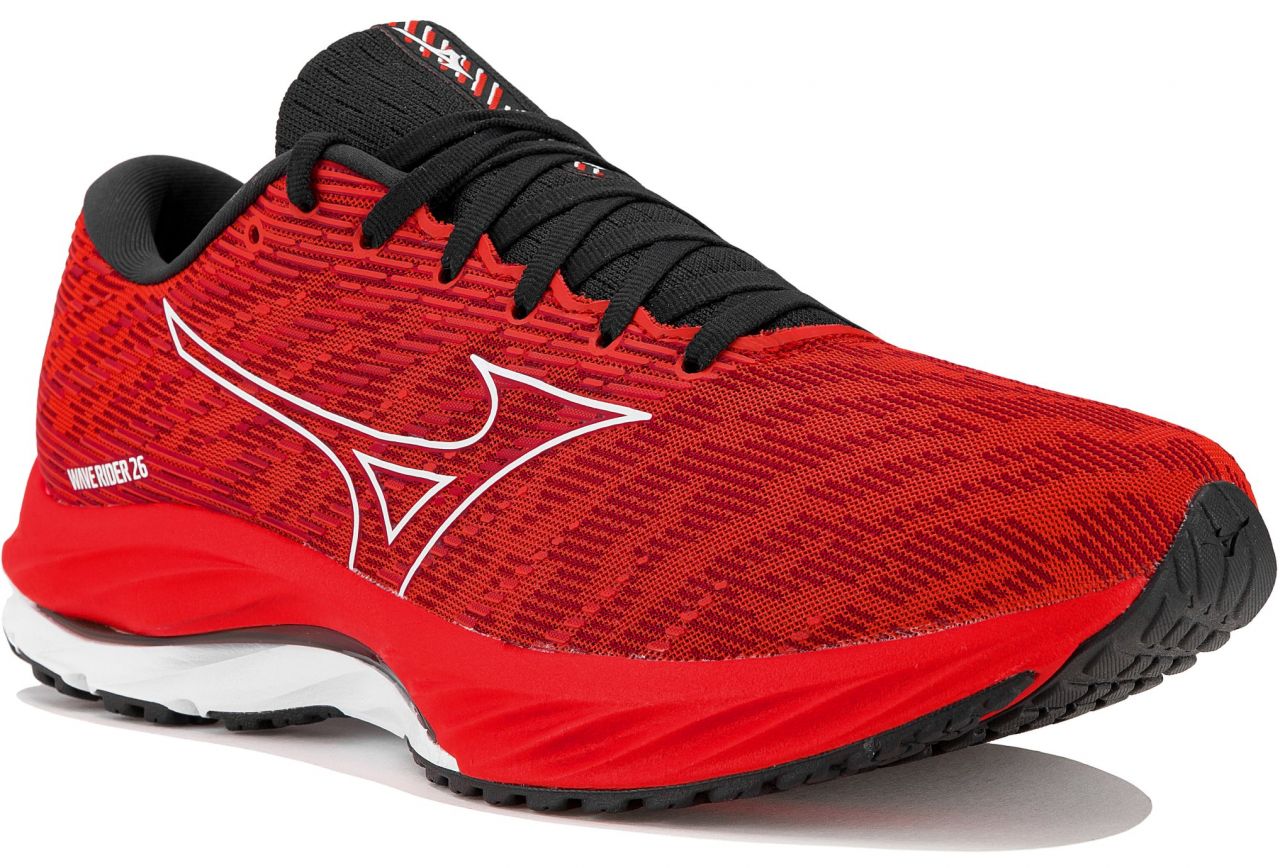 MIZUNO WAVE RIDER 26 RED  Chaussures de running