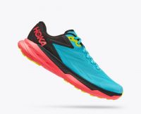 HOKA ZINAL SCUBA BLUE Chaussures de trail pas cher