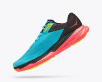 HOKA ZINAL SCUBA BLUE Chaussures de trail pas cher