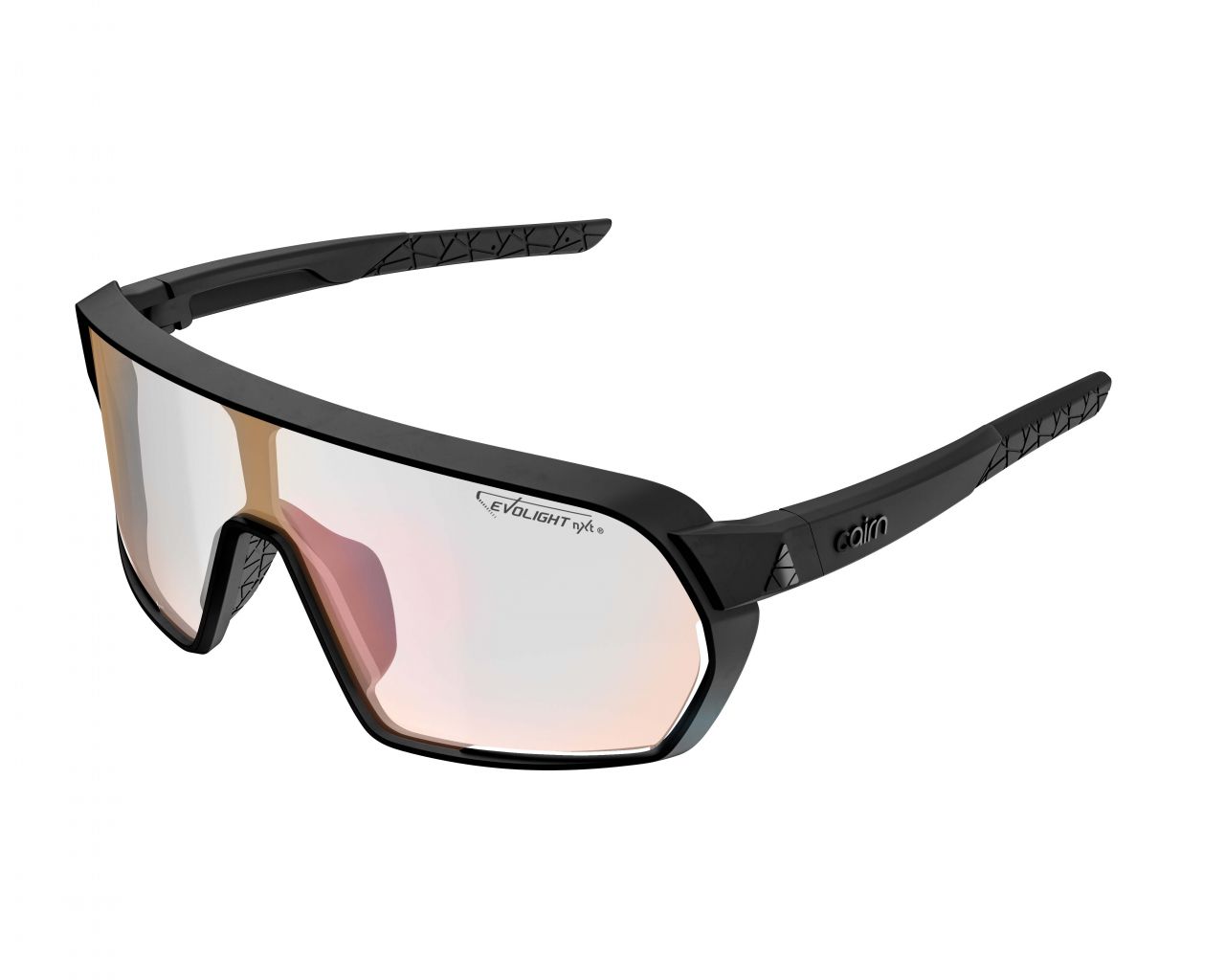 CAIRN ROC PHOTOCHROMIC NXT MAT FULL BLACK Lunettes de sport