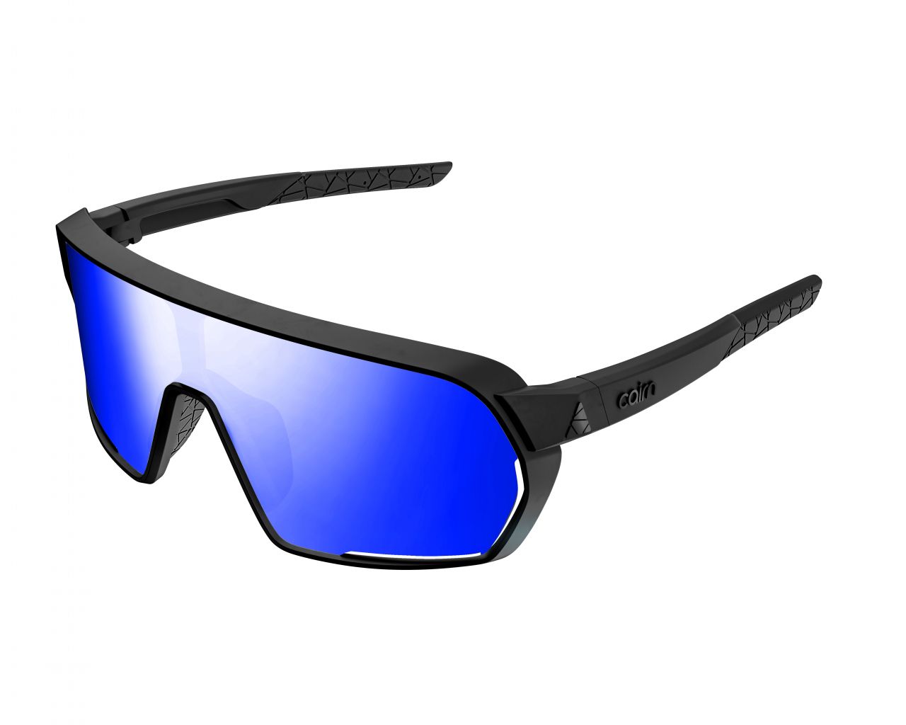 CAIRN ROC MAT BLACK ET BLUE Lunettes de sport