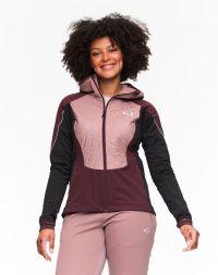 KARI TRAA TIRILL 2.0 JACKET TAUPE Veste running pas cher