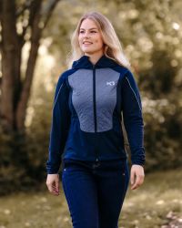 KARI TRAA TIRILL 2.0 JACKET ROYAL Veste running pas cher