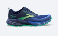 BROOKS CASCADIA 16 SURF THE WEB ET GREEN Chaussures de trail pas cher