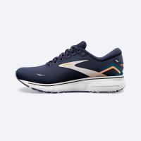 BROOKS GHOST 15 PEACOT ET BLUE Chaussures de running pas cher