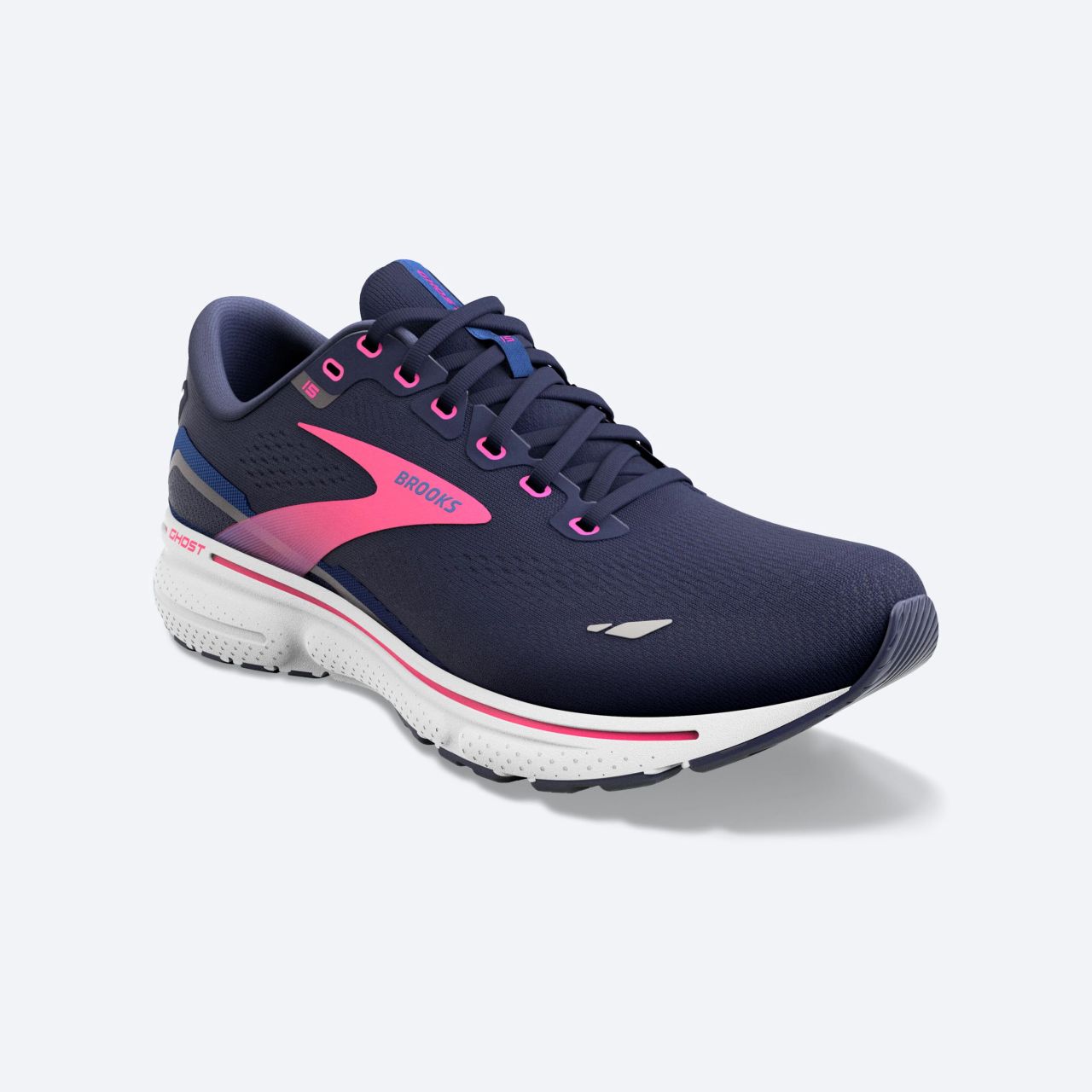 BROOKS GHOST 15 PEACOT ET PINK Chaussures de running