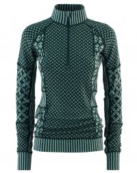 KARI TRAA SMEKKER H/Z PINE  Sous vetement technique en laine merinos