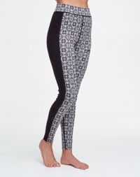 KARI TRAA ROSE HIGH WAIST PANT BLACK Sous vetement technique en laine merinos pas cher