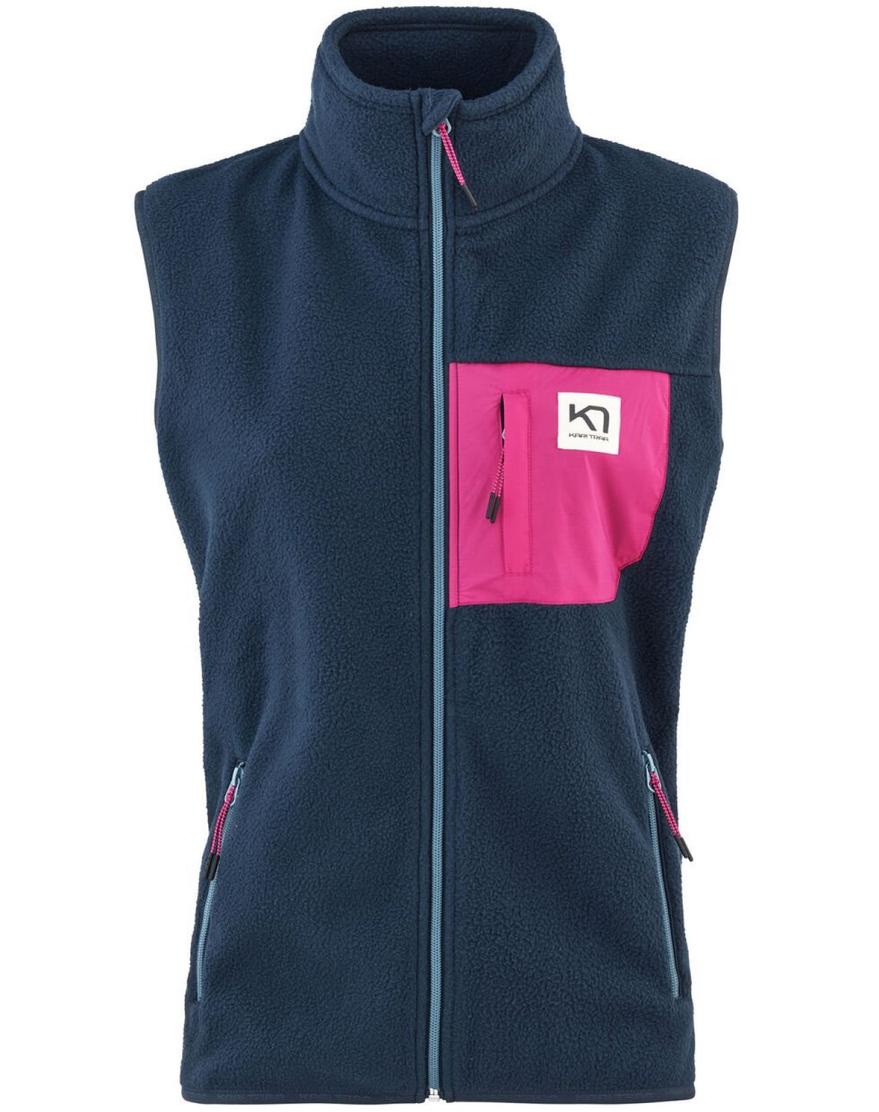 KARI TRAA KARI ROTHE VEST ROYAL Veste Micro polaire