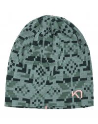 KARI TRAA ELSE BEANIE MURK Bonnet en laine merinos