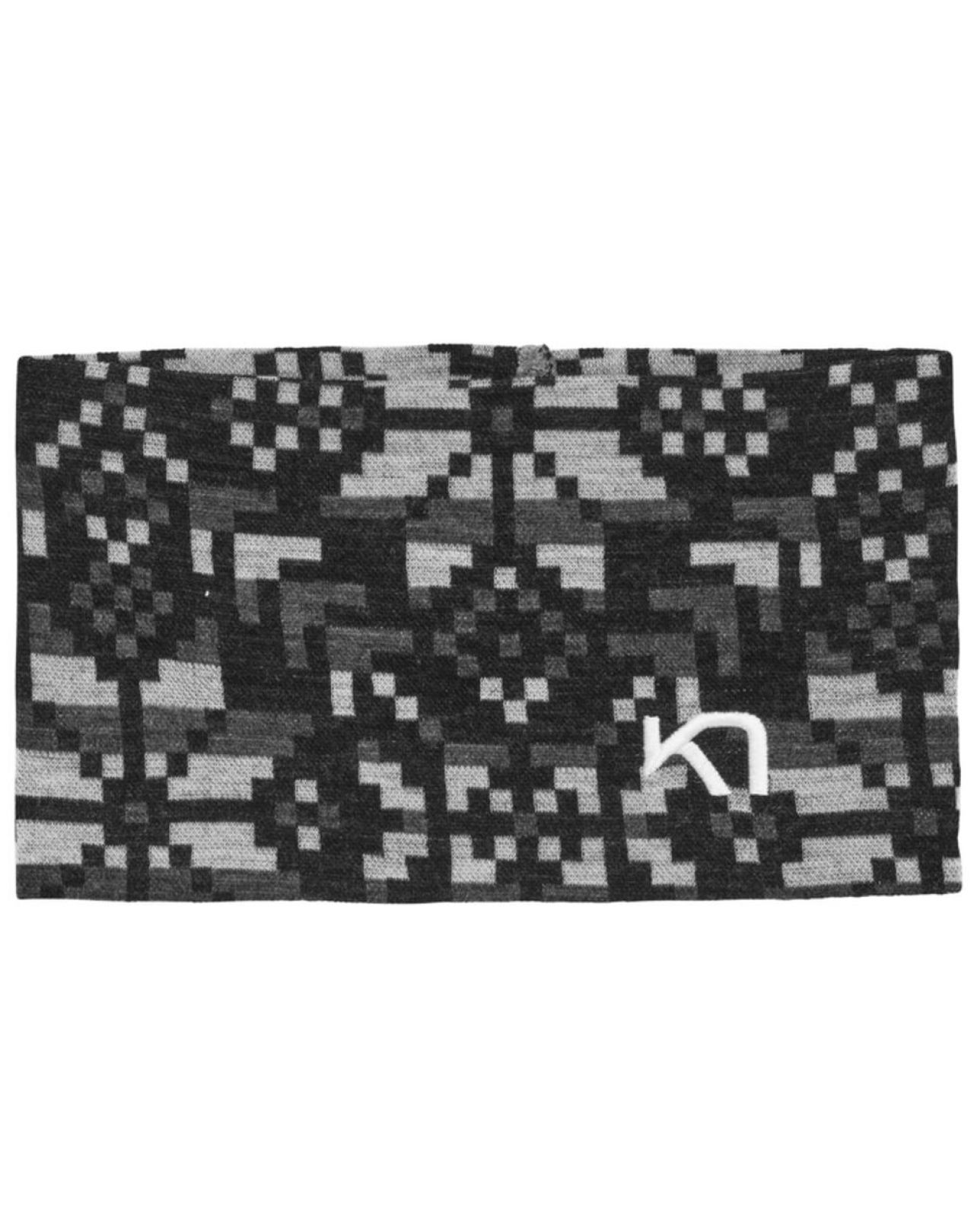 KARI TRAA ELSE HEADBAND BLACK Bandeau en laine merinos