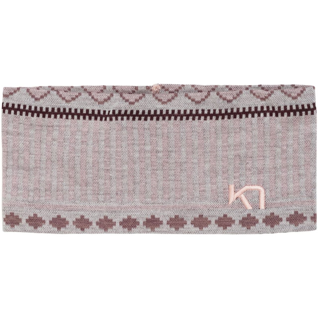 KARI TRAA TUVA HEADBAND WHITE Banderau avec laine merinos