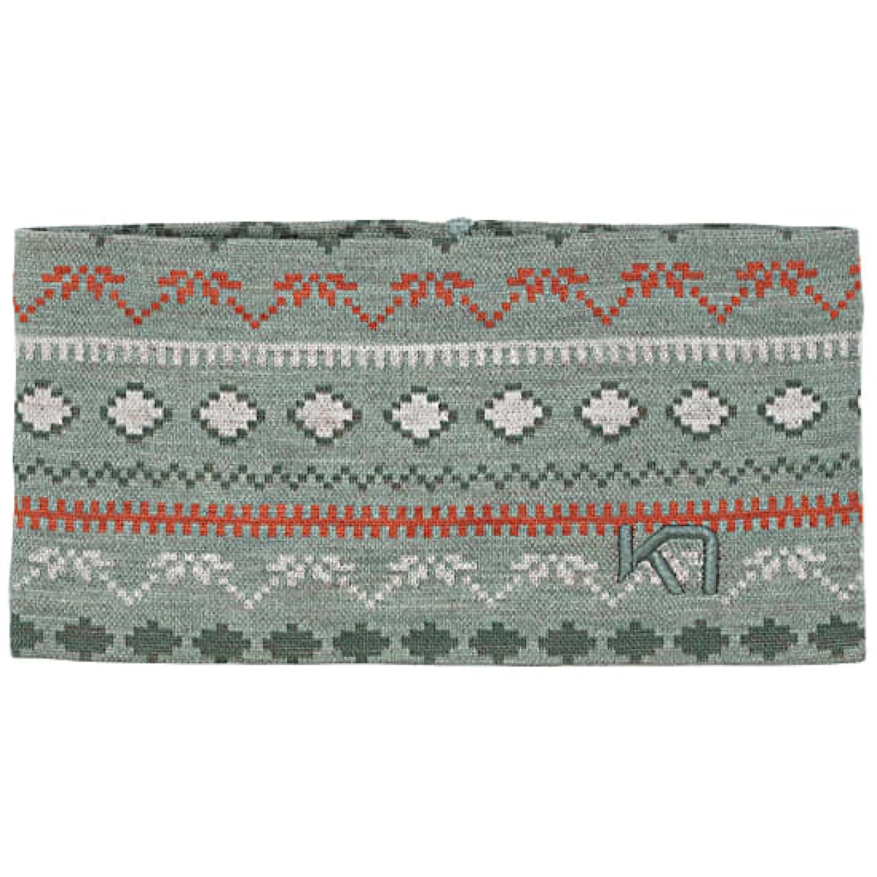 KARI TRAA TUVA HEADBAND SAGE Banderau avec laine merinos