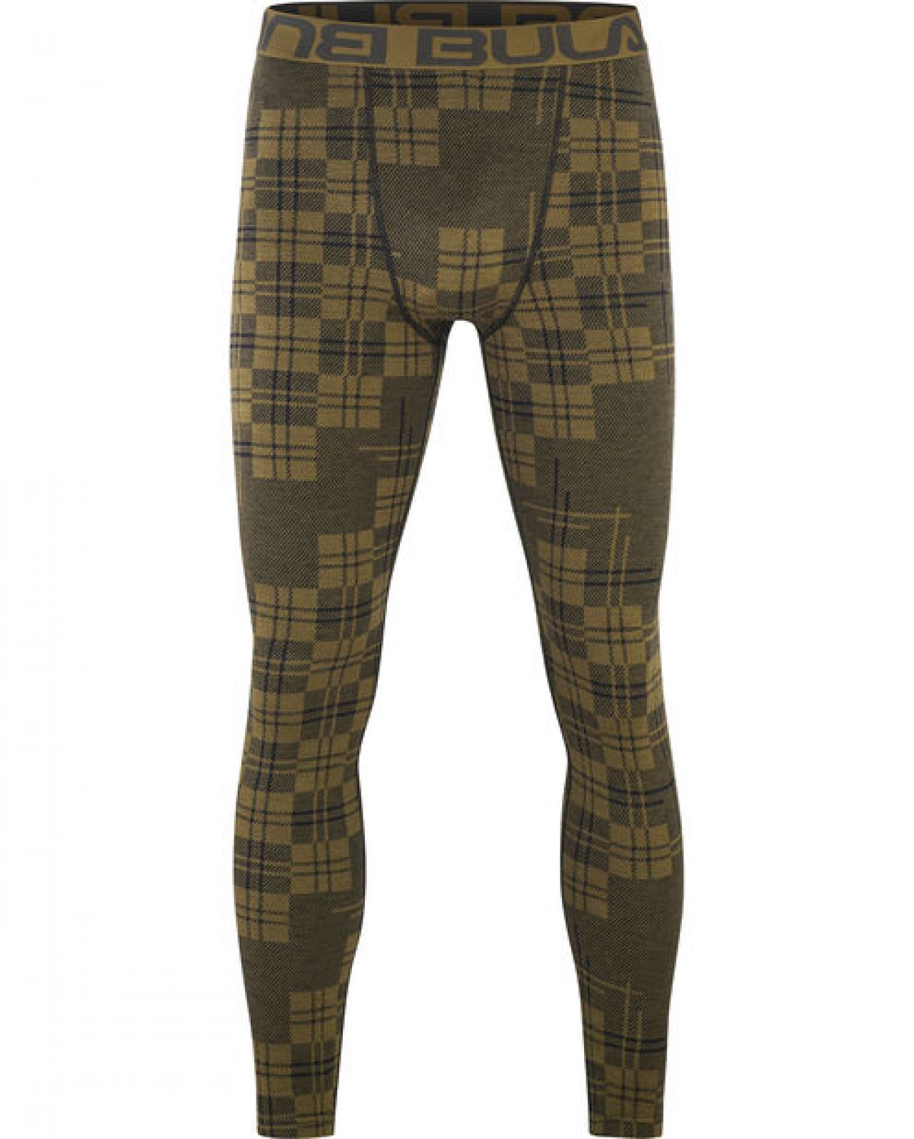 BULA CHECK MERINO WOOL PANT MOSS Sous vetement technique