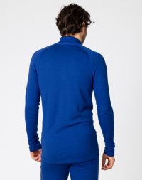 BULA GEO MERINO WOOL HALFZIP LAPIS  Sous vetement technique en laine merinos pas cher