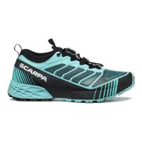 SCARPA RIBELLE RUN BLACK ET AQUA Chaussures de trail pas cher