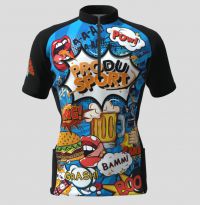 MINOTOR TEAM PRODUSORT H/Z POP ART Maillot de running zippé pas cher