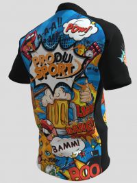 MINOTOR TEAM PRODUSORT H/Z POP ART Maillot de running zippé pas cher