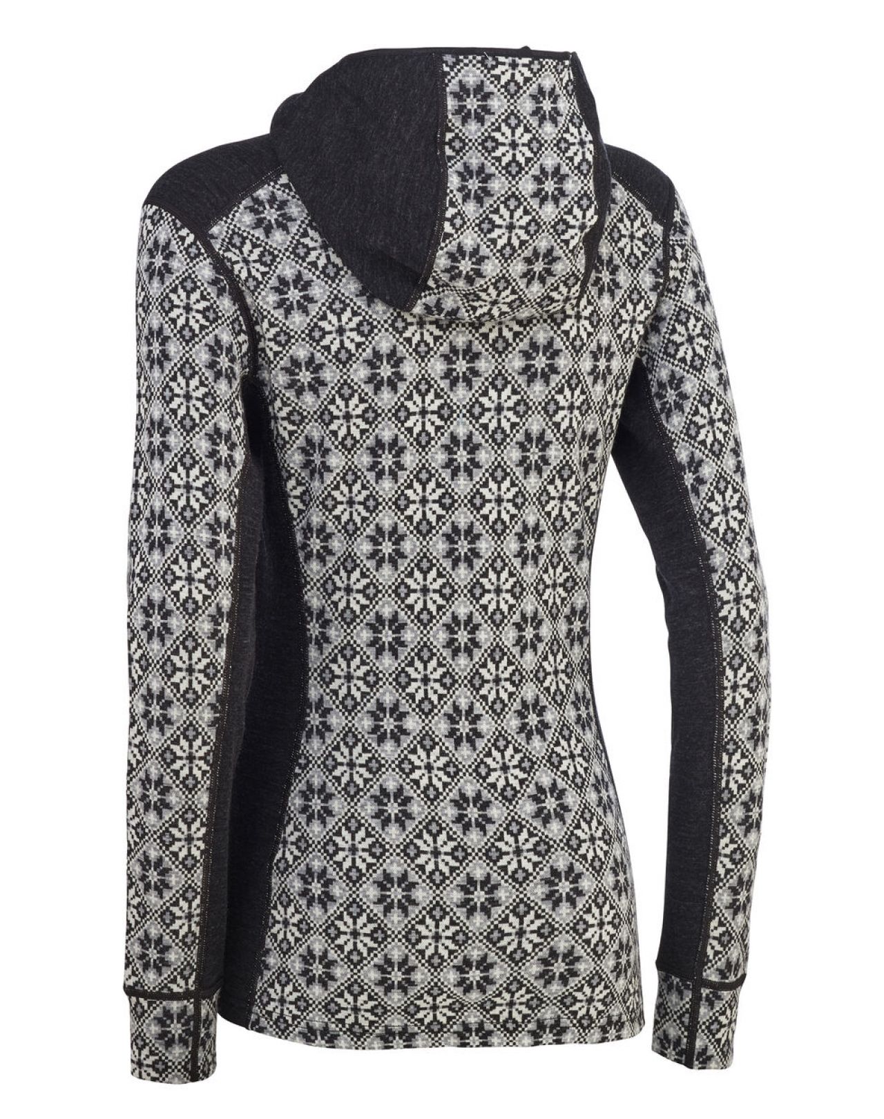 Baselayer 1/2 zip Femme 100% laine mérinos Kari traa Rose