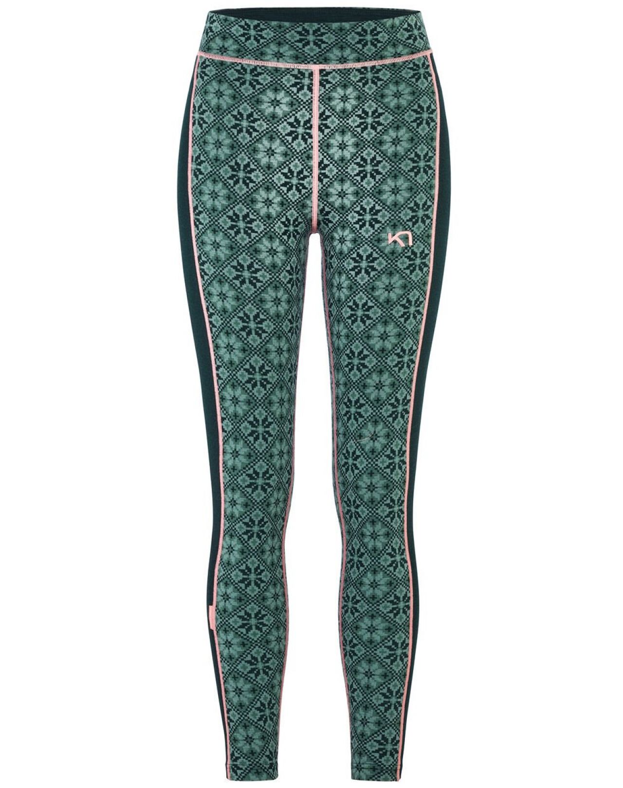 KARI TRAA ROSE HIGH WAIST PANT MURK Sous vetement technique en laine merinos