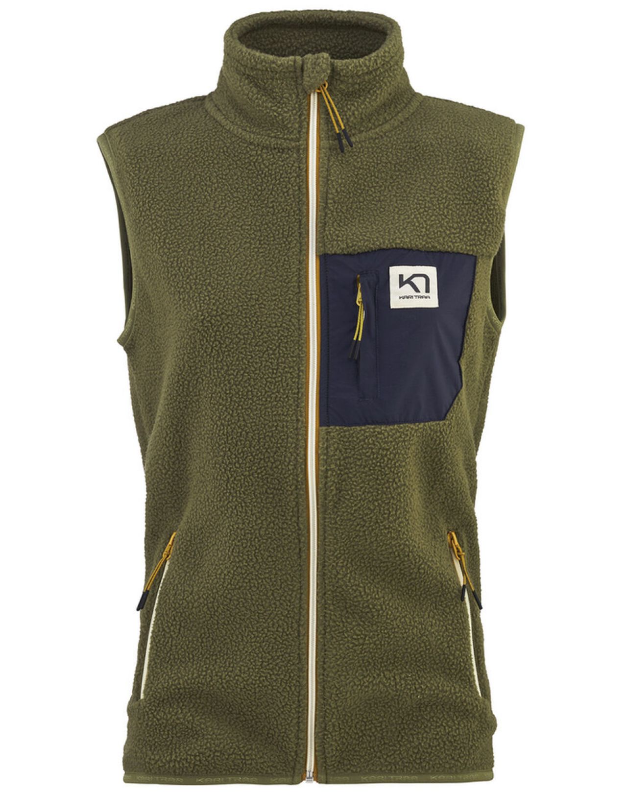 KARI TRAA KARI ROTHE VEST TWEED Veste Micro polaire