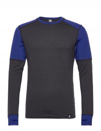 BULA  MERINO WOOL CREW LAPIS Sous vetement technique en laine merinos