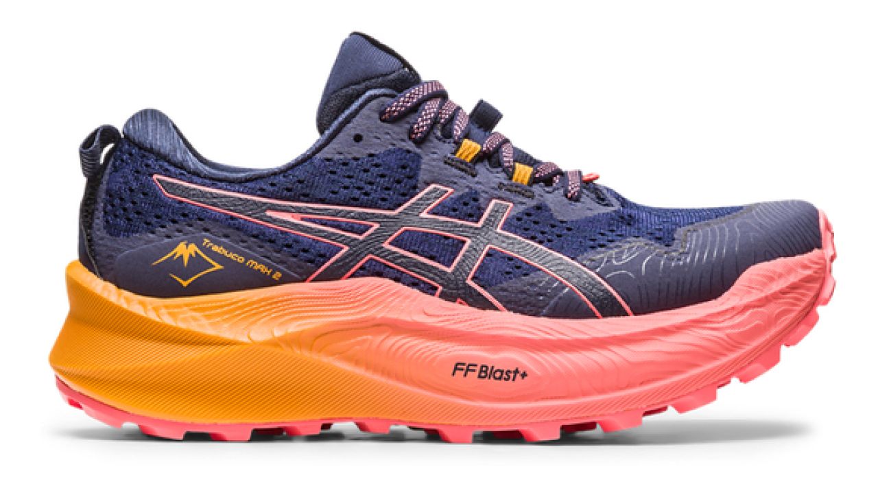 ASICS TRABUCO MAX 2 MIDNIGHT ET PAPAY  Chaussures de trail