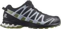 SALOMON XA PRO 3D V8 GTX X BLACK ET GREEN Chaussures de Randonnée étanche pas cher