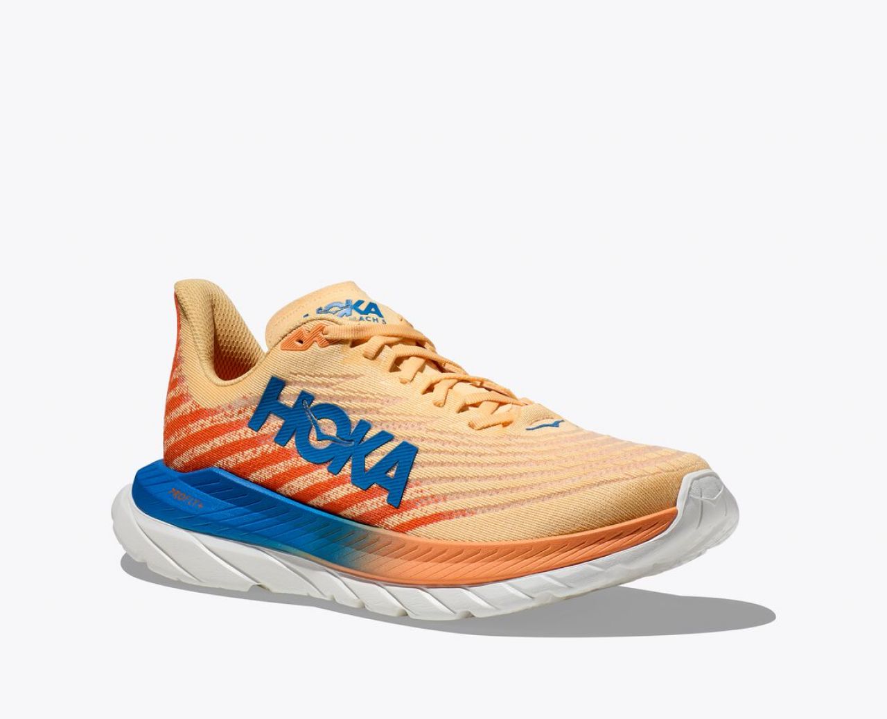 HOKA MACH 5 IMPALA ET VIBRANT ORANGE Chaussure running Hoka