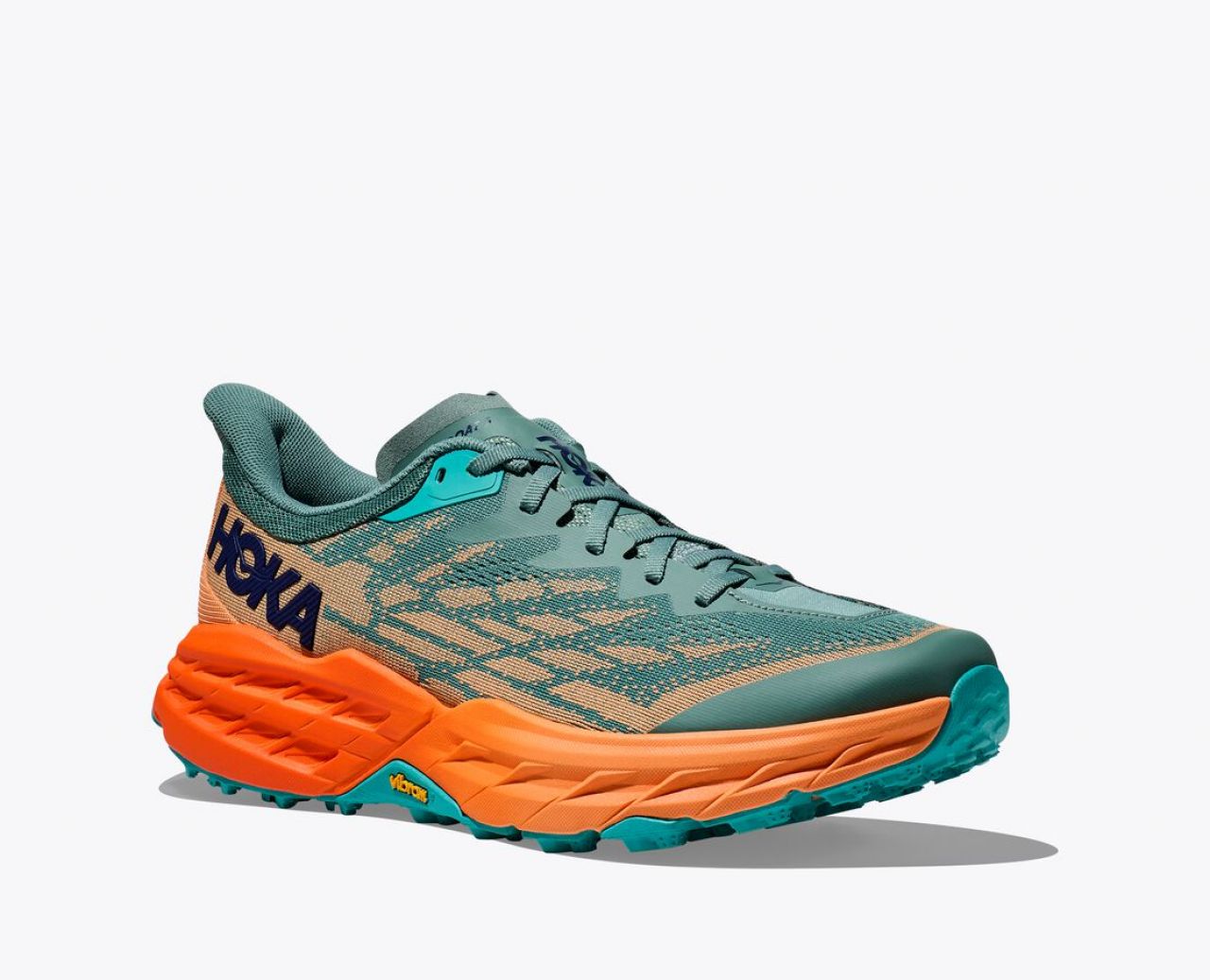 HOKA SPEEDGOAT 5 TRELLIS ET MOCK ORANGE  Chaussures de trail