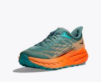 HOKA SPEEDGOAT 5 TRELLIS ET MOCK ORANGE  Chaussures de trail pas cher