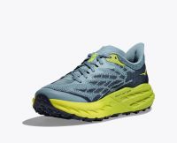 HOKA SPEEDGOAT 5 WIDE STONE BLUE Chaussures de trail pieds larges pas cher