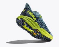 HOKA SPEEDGOAT 5 WIDE STONE BLUE Chaussures de trail pieds larges pas cher