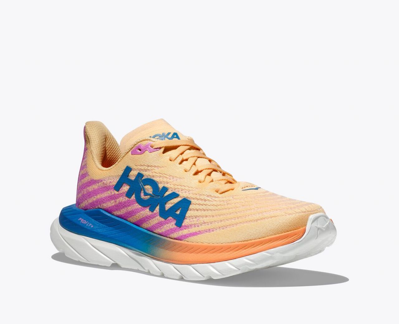HOKA MACH 5 IMPALA ET CYCLAMEN Chaussure running Hoka femme