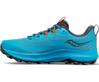 SAUCONY PEREGRINE 13 AGAVE ET BASALT  Chaussures de trail pas cher