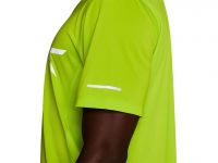 ASICS LITE SHOW SS TOP LIME  tee shirt running pas cher