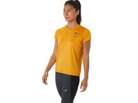 ASICS FUJITRAIL LOGO SS TOP SANDSTORM Tee shirt  running pas cher