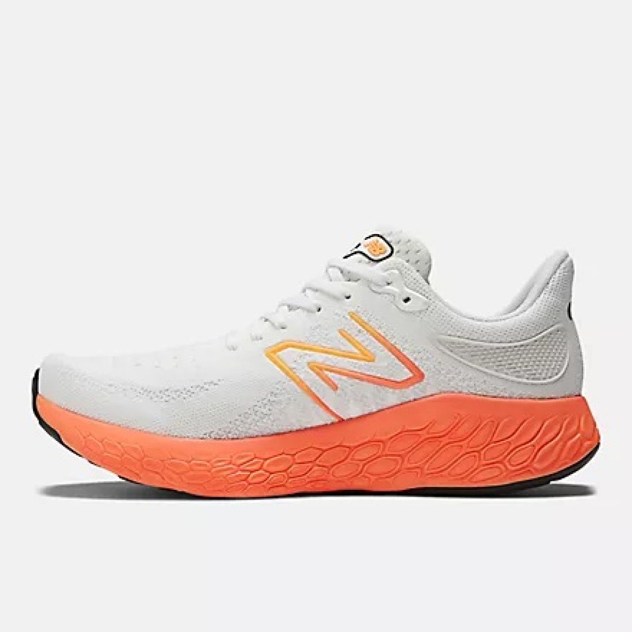 NEW BALANCE 1080 V12 WHITE ET NEON DRAGONFLY Chaussures de running