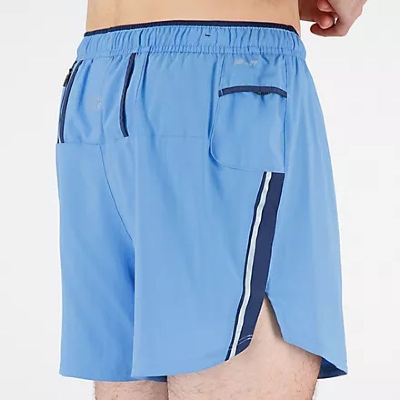 NEW BALANCE IMPACT 5 IN SHORT HERITAGE BLUE Short de running