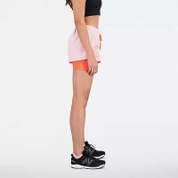 NEW BALANCE SHORT PRINTED IMPACT RUN 2 IN 1 STONE PINK Short de running pas cher