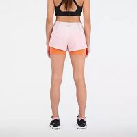 NEW BALANCE SHORT PRINTED IMPACT RUN 2 IN 1 STONE PINK Short de running pas cher