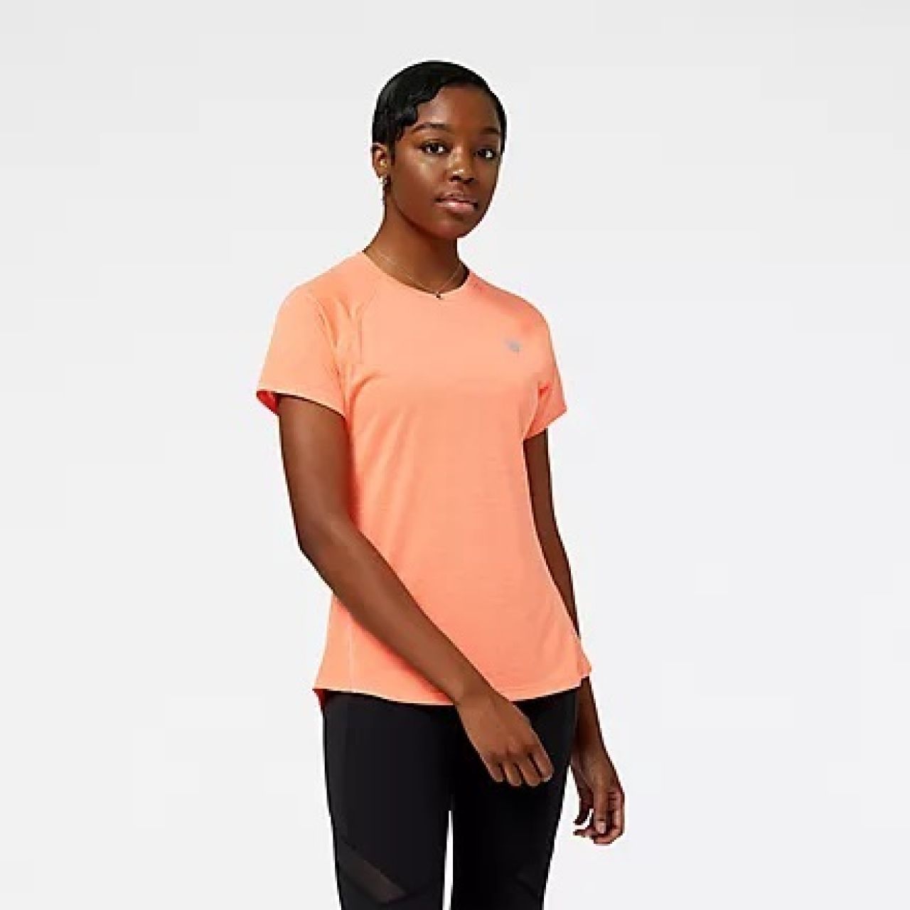 NEW BALANCE IMPACT RUN SS TEE NEON DRAGONFLY  de running