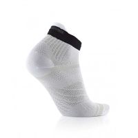 SIDAS CHAUSSETTES RUN FEEL WHITE ET BLACK Chaussettes de running pas cher