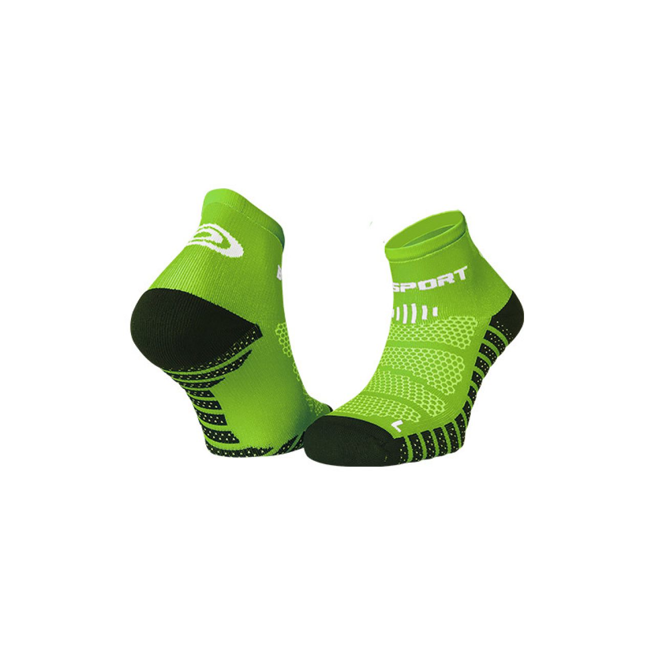 BV SPORT SOCQUETTES SCR ONE EVO VERTES Chaussettes Running BV Sport