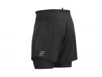 COMPRESSPORT TRAIL 2 IN 1 SHORT NOIR  Short de running pas cher