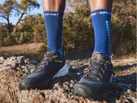 COMPRESSPORT PRO RACING SOCKS V4.0 TRAIL SODALITE BLUE Chaussettes running pas cher